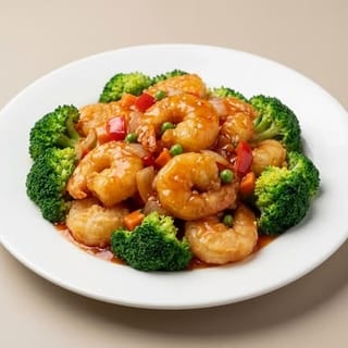 Sweet and Sour Shrimp Dinner 糖醋虾 Camarones agridulces