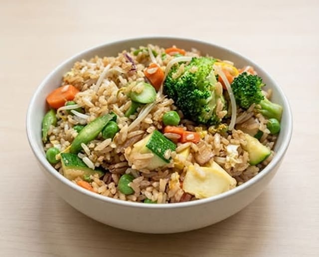 Vegetable Fried Rice蔬菜炒饭.
