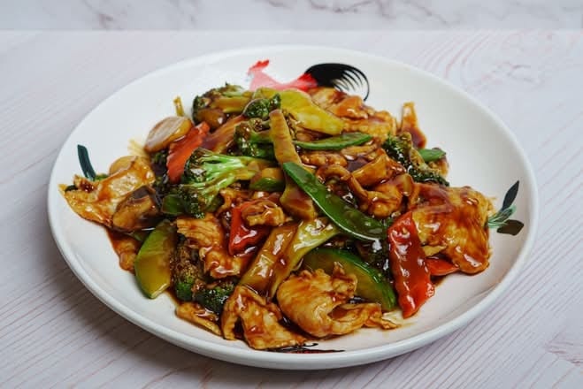 Chicken with Vegetables Lunch 蔬菜鸡.