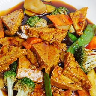 Fulin's Homestyle Bean Curds Dinner 豆腐蔬菜 Tofu frito