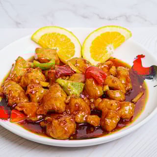 Orange Chicken Dinner 橙子鸡 Pollo A La Naranja