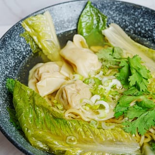Wonton Egg Noodle Soup