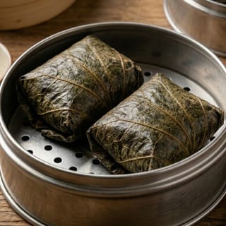 Sticky Rice in Lotus Leaf (2 pcs) 糯米莲藕