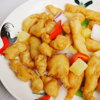 Sweet & Sour Chicken Dinner 糖醋鸡 Pollo agridulce