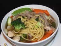 pork noodles soup